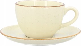 Lubiana Art Kávés- és Teáscsésze Alátéttel Szett 180 ml 14,5 cm