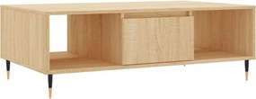 vidaXL sonoma tölgy színű szerelt fa dohányzóasztal 104 x 60 x 35 cm