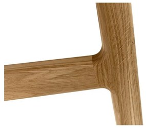 Bővíthető étkezőasztal hosszabbító asztallappal, tölgyfa dekorral 90x180 cm Curved – Woodman