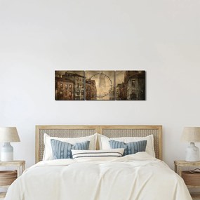 Kép - A város festése (órával) (90x30 cm)