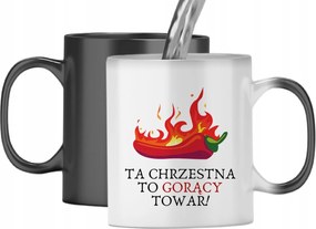 Mágikus Bögre Keresztanyának Színváltós Nyomtatott Fényképpel