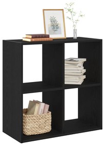 Könyvespolc Fekete Tölgy 68,5x32x68,5 cm Mérnöki Fa