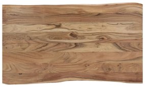 Tömör akácfa étkezőasztal 140 x 80 x 76 cm