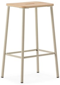 Krémszínű bárszék szett 2 db-os (ülésmagasság 65 cm) Abba – Marckeric