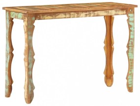 tömör újrahasznosított fa tálalóasztal 110 x 40 x 76 cm