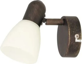 Rabalux beltéri fali lámpa e14 40w antik barna soma