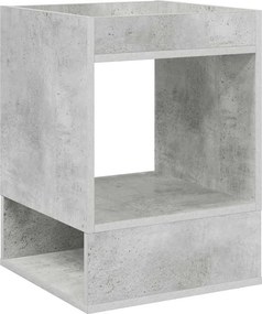 vidaXL Végasztal Beton Szürke 40 x 40 x 56 cm Faanyag