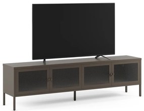 Szürke fém TV-állvány 160x50x35 cm Layna – Marckeric