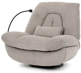 Relax fotel beépített elektromos vezérléssel, bézs szövetkárpittal. TV-7089 LAN2