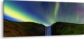 Kép - Aurora Borealis Izlandon (120x50 cm)
