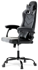 Szürke Ekobőr Gamer Szék, Hinta Mechanikával. KA-L626 GREY