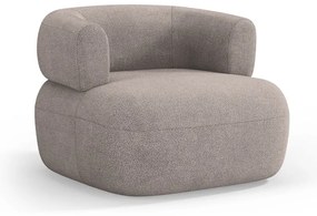 Bézs buklé fotel Jenny – Micadoni Home