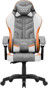 Felbontott Gamer szék, forgó, ergonómikus, szürke