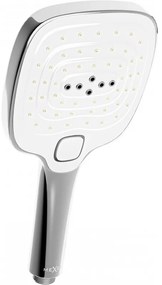 Mexen R-17 3-funkciós kézi zuhanyfej, króm/fehér - 79517-02