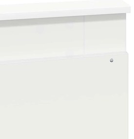 Fejtámla fejtámlával Fehér 120 cm Faanyag