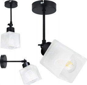 Fali Lámpa csillár mozgatható loft üveg lámpabúra