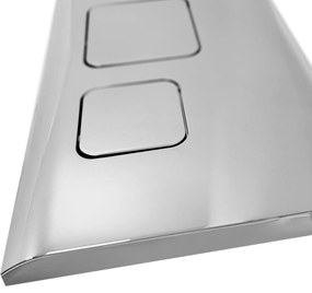 WC öblítő gomb F típusú Chrome