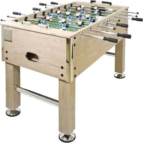 GamesPlanet® Csocsóasztal LEEDS Világos 140 x 73 cm