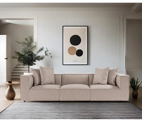 3 személyes kanapé Sora 3 - Homok Bézs