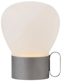 NORDLUX Nuru asztali lámpa, szürke, 2700K melegfehér, beépített LED, 2,5W , 15.5cm átmérő, 48275003