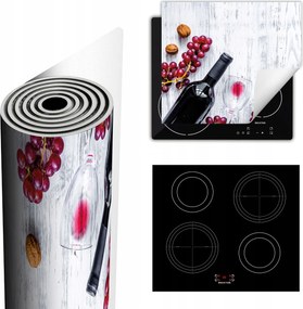 Tűzhelyvédő Szőnyeg Több Hely 60x52 bor fehér fa