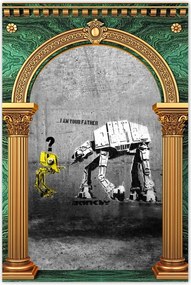 Poszterek 80x120 Banksy I am your father