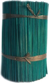 Rattan pálcikák zöld 25cm/3mm 50db