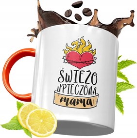 Narancssárga Bögre Anyák Napjára Ajándék fényképes nyomattal