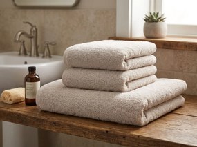 Törölköző NORIELLE 50x90 cm bézs, 100% pamut