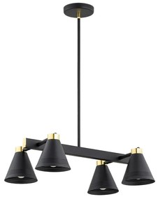 Argon 1774 - Csillár rúdon AVALONE 4xE27/15W/230V arany/fekete