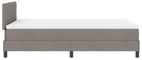 Boxspring ágy matraccal Taupe 120x200 cm Szövet