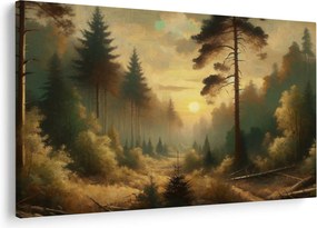 Kép - Napfény az erdőben (90x60 cm)