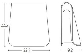 Zambelis E245 kültéri LED fali lámpa LED/6W/230V IP54 antracit