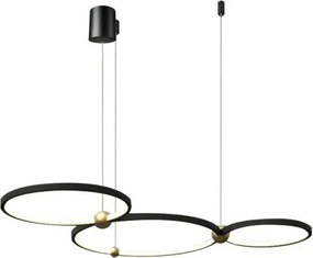 MORETTI MO5823 DIFFERENT Fekete Színű Függeszték LED 3000-4000-6000K IP20