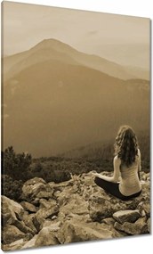 Vászonkép 70x100 Pillantás felülről Gondolatok