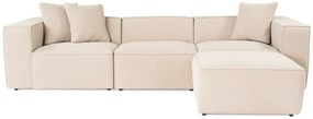 Sarokkanapé Lora (L1-O1-1R-POUFFE ) - Barackszín
