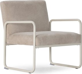 Bézs zsenília fotel Vince – MOME