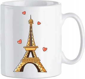Nyomott mintás bögre Párizs Eiffel-torony 330 ml