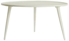 Krémszínű fém kerek dohányzóasztal ø 67,5 cm Babina – Light &amp; Living