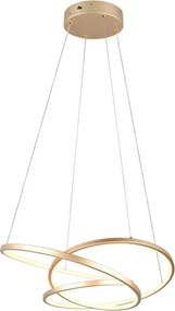 TRIO 349110179 DARVIN Modern Led Függesztett Lámpa Arany LED IP20