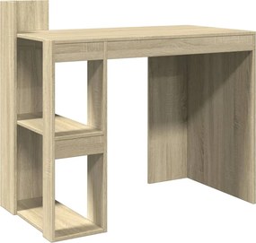 vidaXL sonoma tölgy színű szerelt fa irodai asztal 103,5x56,5x94 cm
