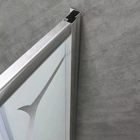 Spirit Bamboo 80x80 cm íves zuhanykabin zuhanytálca nélkül