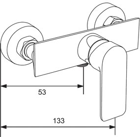 Mexen Carl zuhanygarnitúra esőzuhannyal és Alexa zuhanycsappal, fekete, 71240240-70