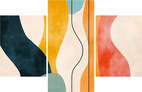Kép - Minimalista színes illusztráció II. (90x60 cm)