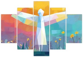 Kép - Virágok őrzője (150x105 cm)