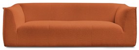 Narancssárga buklé kanapé 242 cm Giorgia – Bobochic Paris