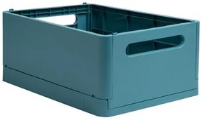 Tárolódoboz, A4+, összecsukható, EXACOMPTA Skandi, óceánkék (EX27234D)