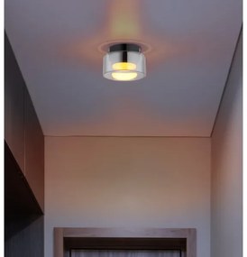 Globo 16055DS - LED Mennyezeti lámpa HIGGINS 1xGX53/6W/230V átm. 13 cm fekete