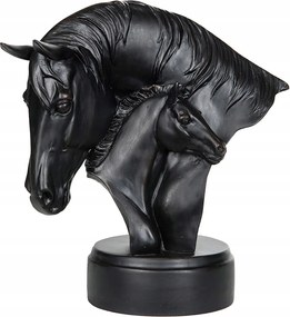 Ló Figura Lovak Ló Fekete Dekoratív Otthoni Nappali Dekoráció