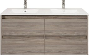 Porto 120 alsó fürdőszoba bútor mosdóval rauna szil színben